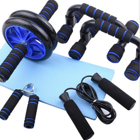 5-in-1 Home Gym Starter Kit – Resistance Bands, Jump Rope & Full Body Workout Equipment Set